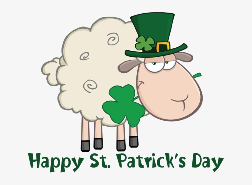 Ireland Clipart Happy - St Patrick's Day Sheep, transparent png #1040141