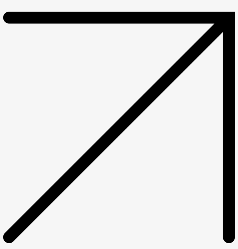 Clip Art Transparent Big Thin Diagonal Svg Png Icon - Transparent Diagonal Arrow Jpg, transparent png #1040166