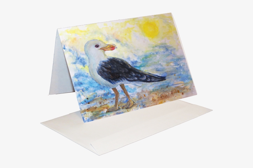 Seagull Greeting Card - Gull, transparent png #1040402