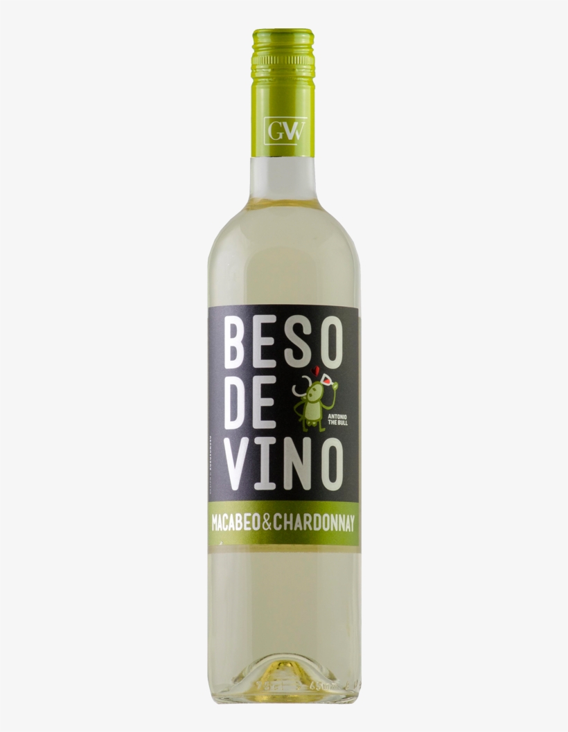Beso De Vino Macabeo Chardonnay - Grandes Vinos Y Viñedos Beso De Syrah, transparent png #1040680