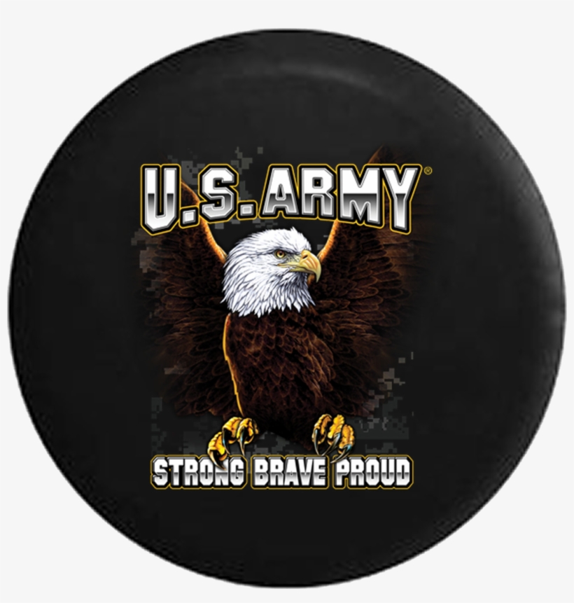 Us Army American Eagle Digital Camo Proud Military - Military, transparent png #1040841
