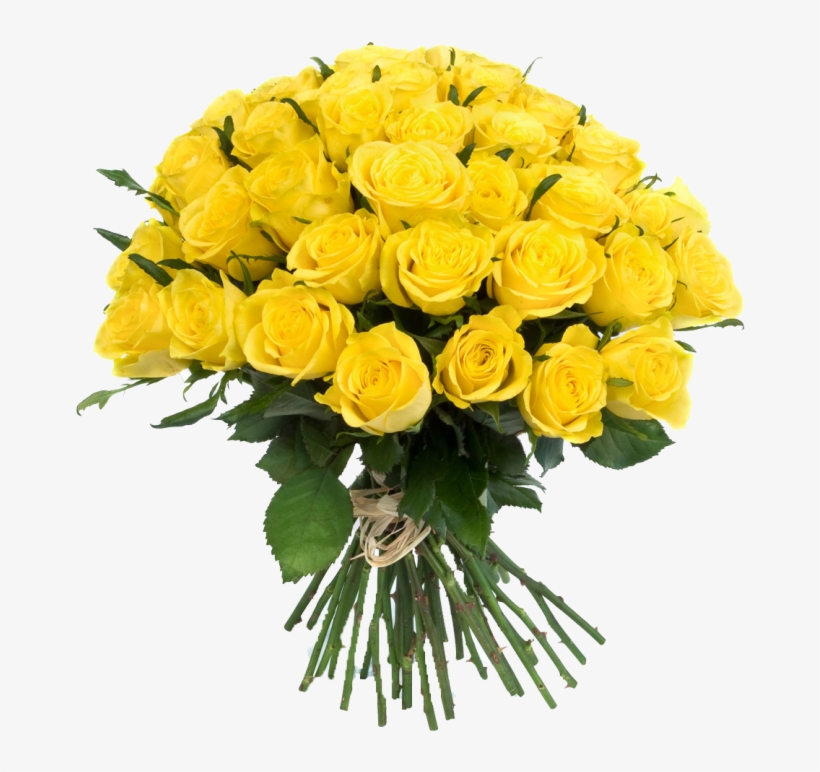 Bouquet Of Flowers Icon Clipart - Yellow Flowers Bouquet, transparent png #1040869