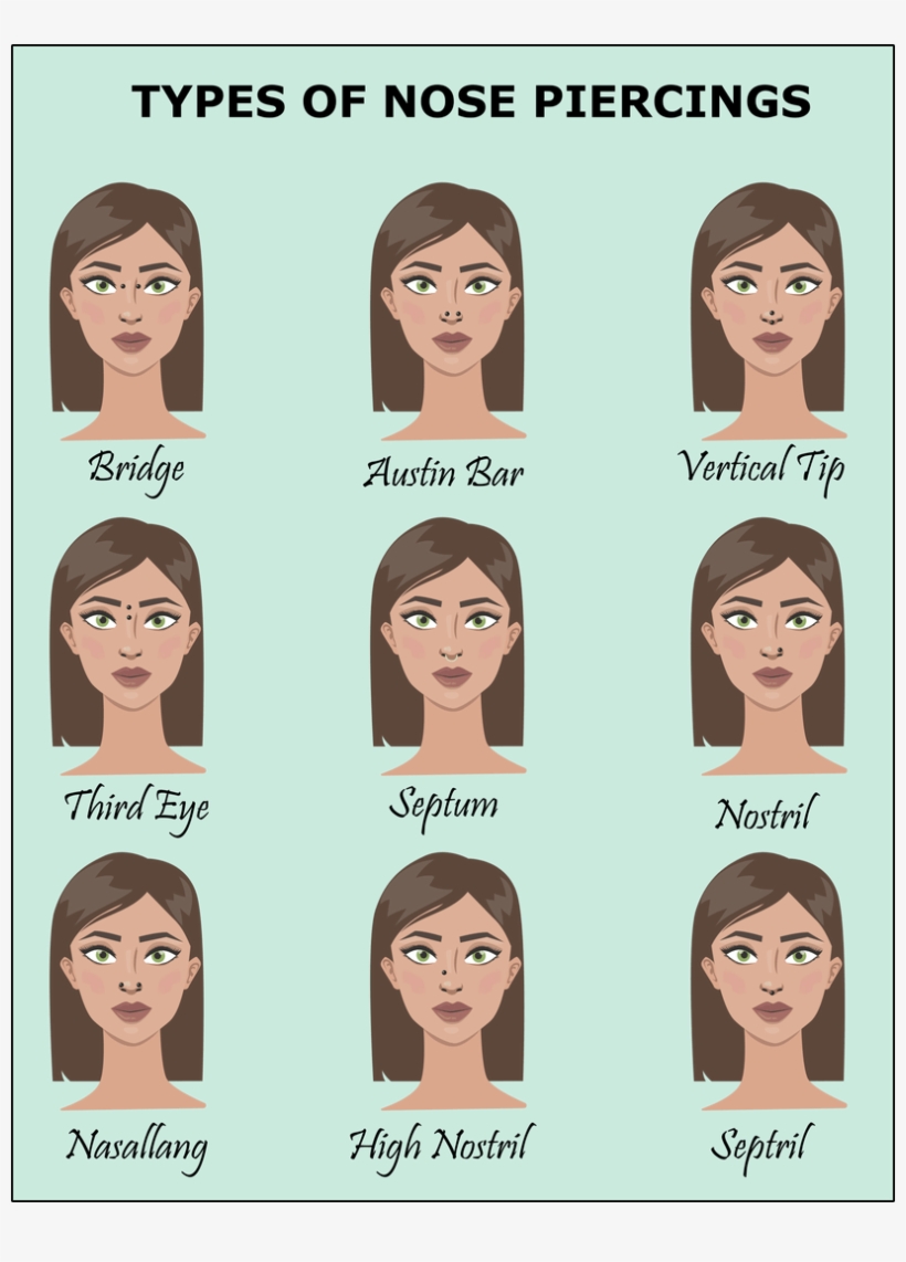 Types Of Nose Piercing 2024 decandelamoda.es