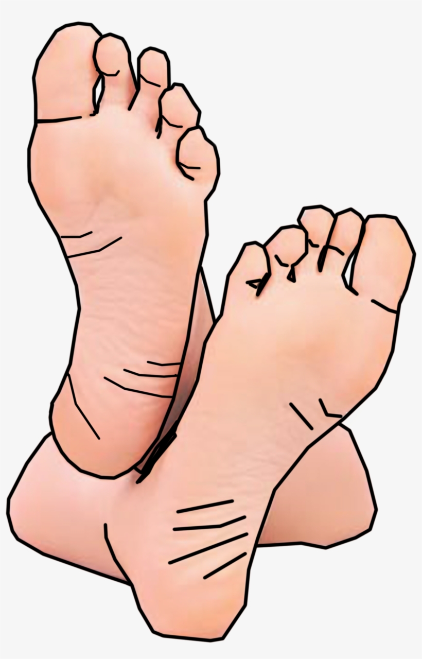 Bare Feet Clip Art - Feet Clipart Png, transparent png #1041110