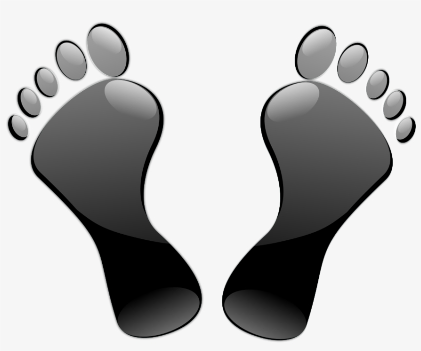 How To Set Use Black Feet Clipart, transparent png #1041215
