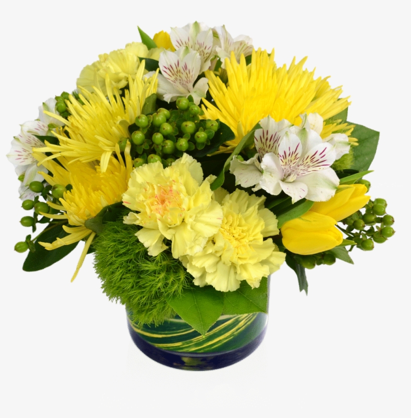 Caribbean Splash Floral Bouquet - Flower, transparent png #1041298