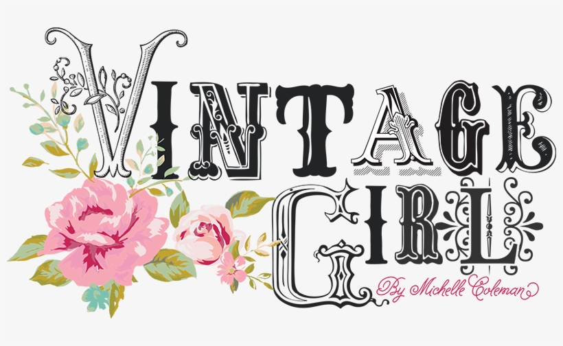 These Gorgeous Florals And Retro Patterns Of Vintage - Vintage Girl Logo, transparent png #1041469