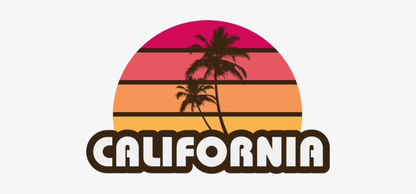 Retro Palm Trees - Retro Palm Tree Art, transparent png #1041820