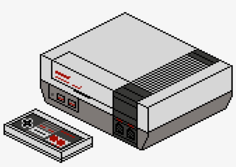 Nes Sprite By Greenguy312-d69ii0u - Video Game Console Sprite, transparent png #1041825