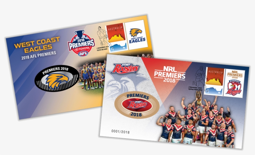 Limited Edition Afl & Nrl Premiership Medallions Pre - Sydney Roosters, transparent png #1041826