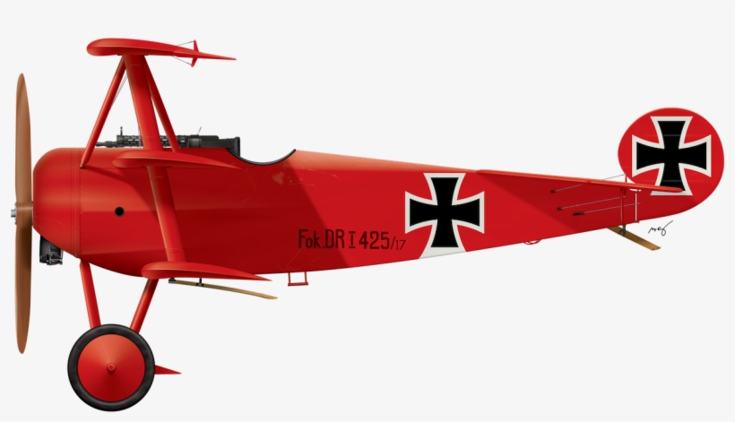 Gallery - Fokker Dr1 Red Baron, transparent png #1041951