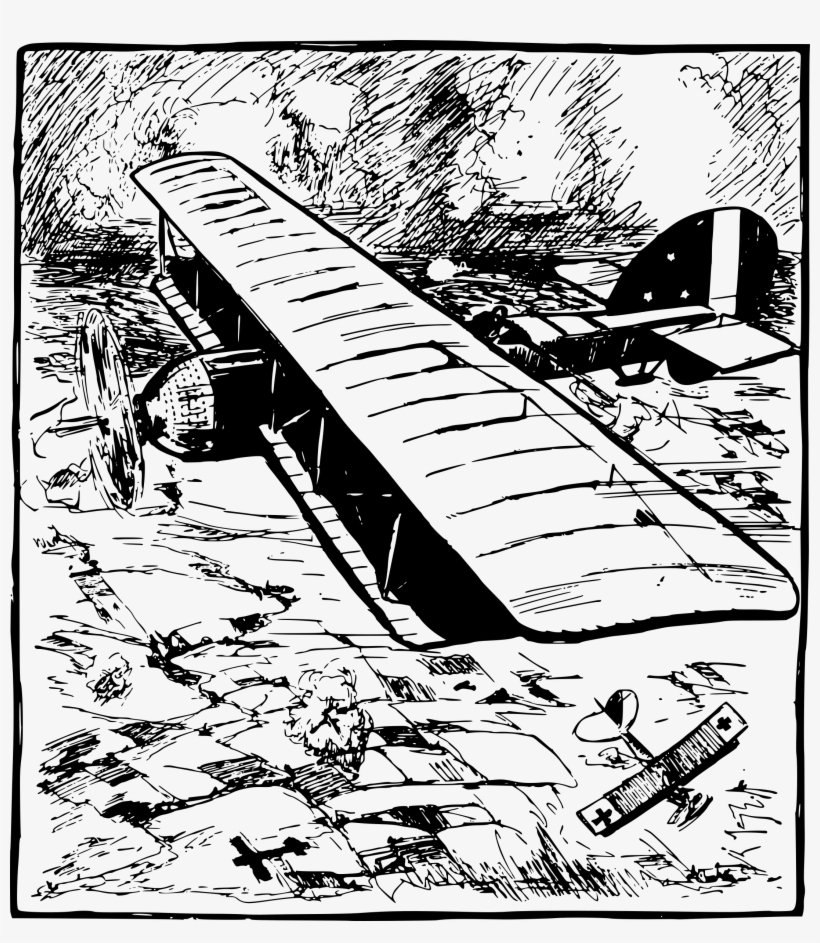 This Free Icons Png Design Of Flying Biplane, transparent png #1042108