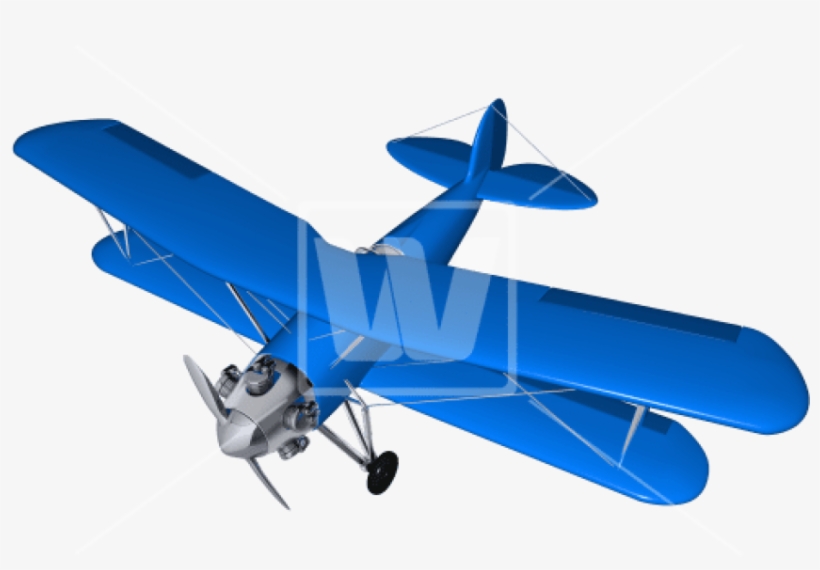 Vintage Biplane 3d - Airplane, transparent png #1042129