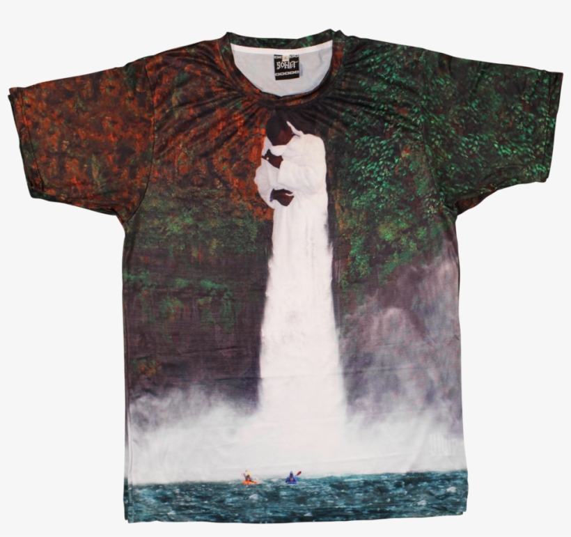 Sowet's Super Cold 'gucci Waterfall' T-shirt - Guccimane Black Tees Tshirt Clothing, transparent png #1042454