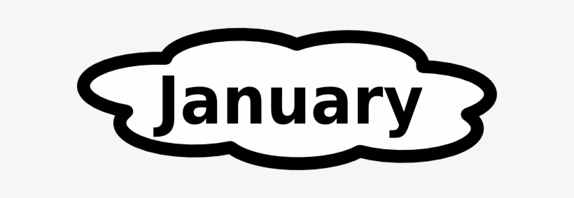 January Clip Art Image - Free Clip Art January, transparent png #1043110