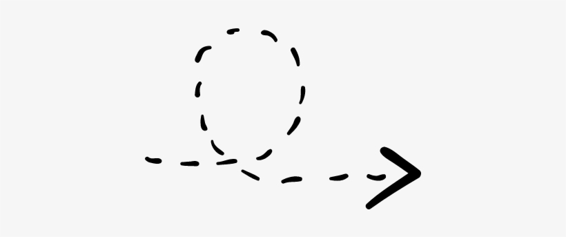 Download Rotated Right Arrow With Broken Line Vector - Broken Arrow Lines Png - Free Transparent PNG ...