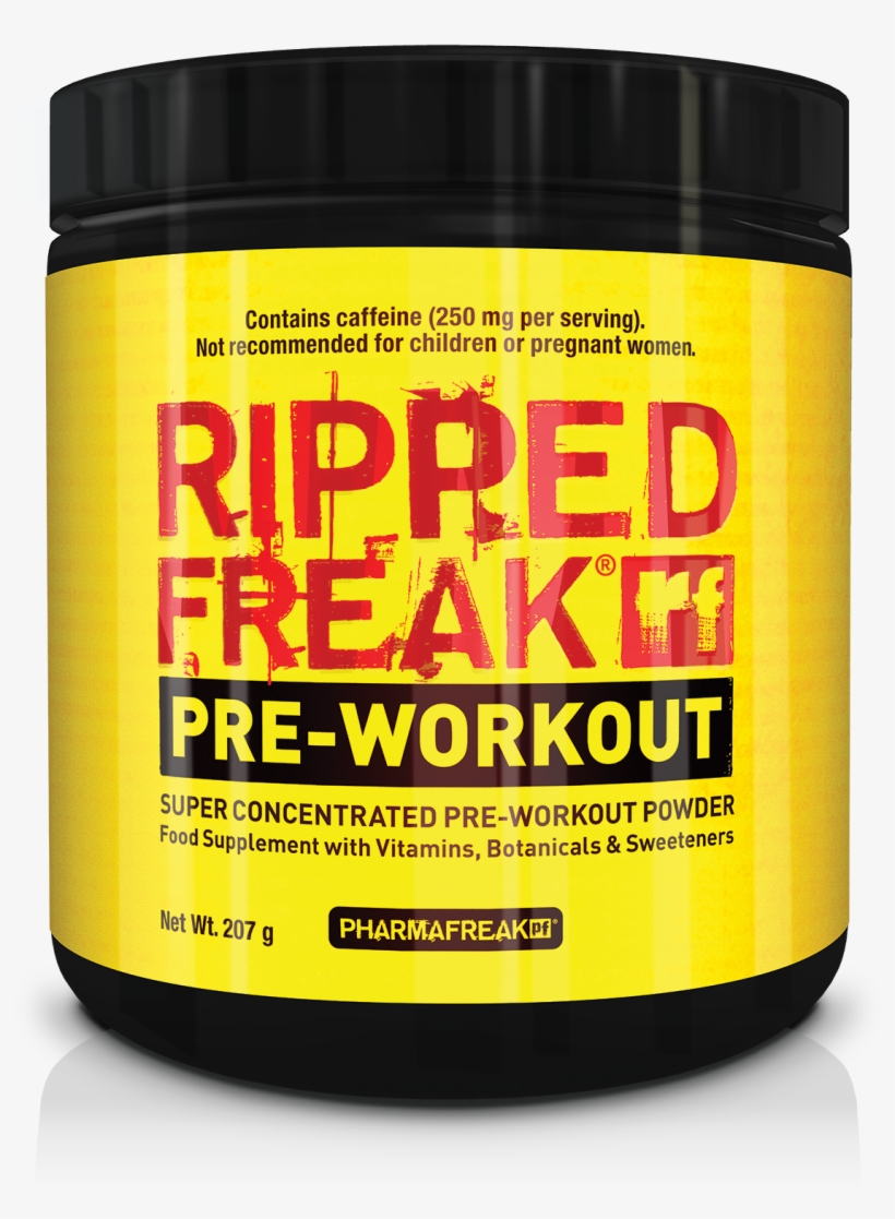 Ripped Freak Pre-workout - Pharmafreak Ripped Freak Pre-workout 200g, transparent png #1043476
