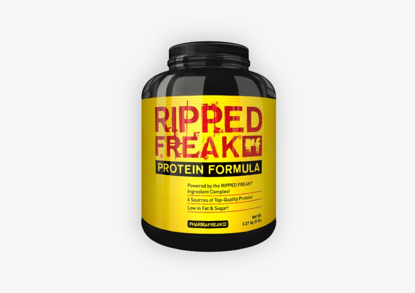 Ripped Freak Protein - Pharmafreak Ripped Freak Protein, transparent png #1043629