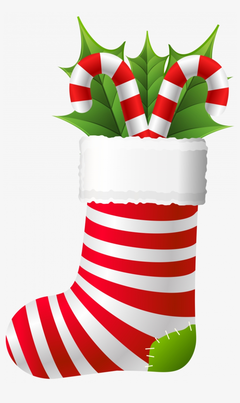 Library Christmas Stocking Clipart Images - Christmas Stocking Clipart Transparent Background, transparent png #1044116