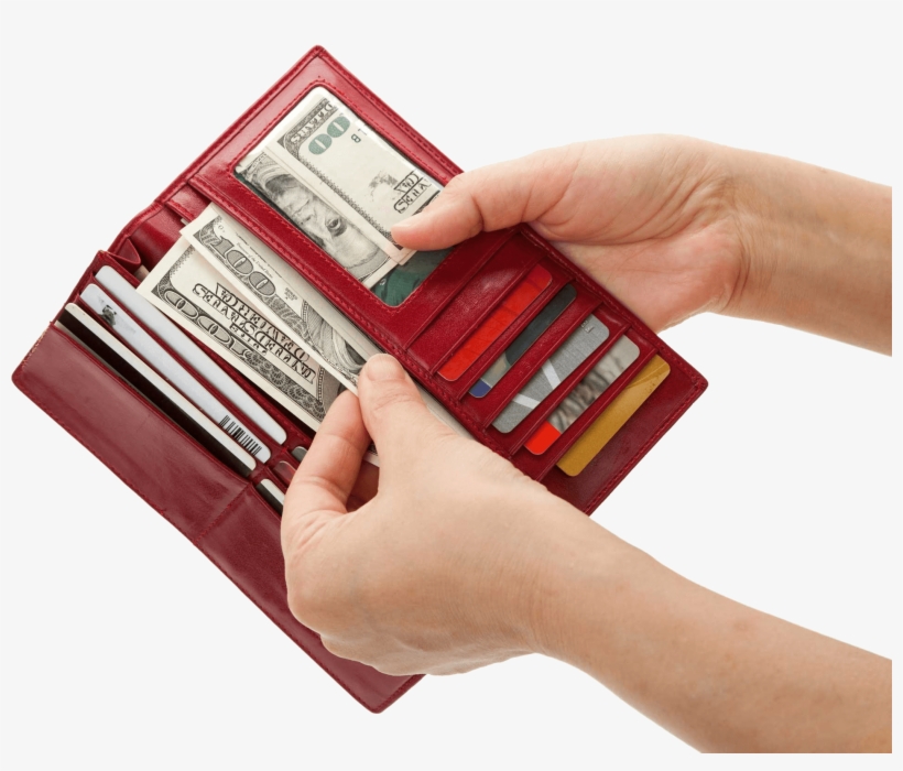 Opening Wallet - Opening Wallet Png, transparent png #1044190