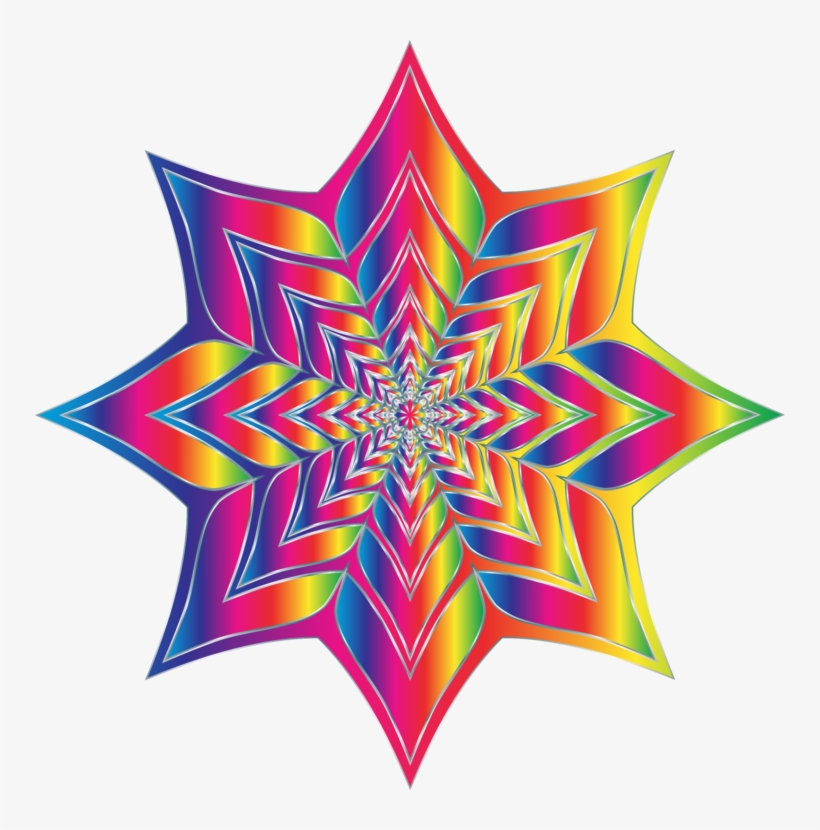 Flower Silhouette Line Art Rainbow Rose Floral Design - Flower, transparent png #1044334