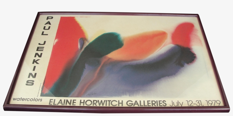 This Is Beautiful Print Of A Paul Jenkins Watercolor - Still Life, transparent png #1044404