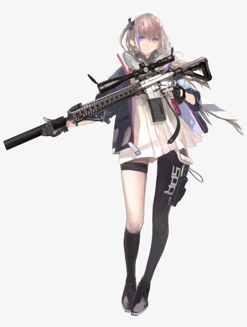 St Ar15 - M4 Carbine Girls Frontline, transparent png #1044409