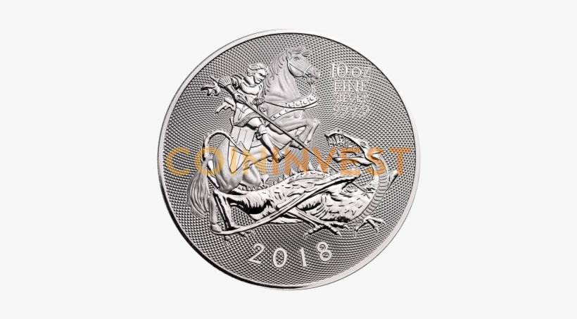10 Oz The Valiant Silver Coin - 2018 Great Britain 10 Oz Silver Valiant Bu, transparent png #1044541