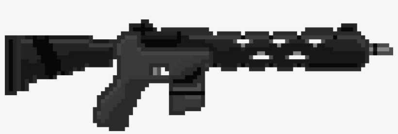 Ar15 - Ar 15 Pixel Art, transparent png #1045115