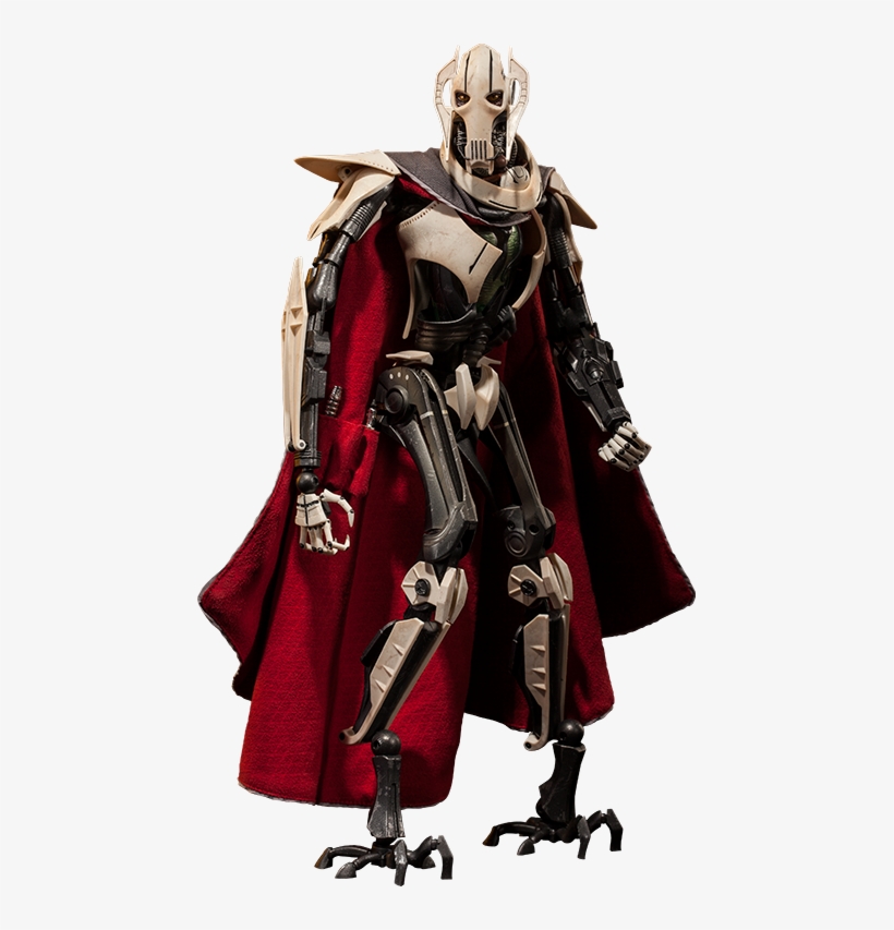 Star Wars General Grievous Sixth Scale Figure By Sideshow - Sideshow Star Wars General Grievous Sixth Scale Figure, transparent png #1045148