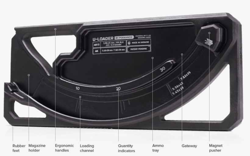 Podavach Ak And Ar15 Magazine Speed Loader Detailed - Magazine Reloader, transparent png #1045328