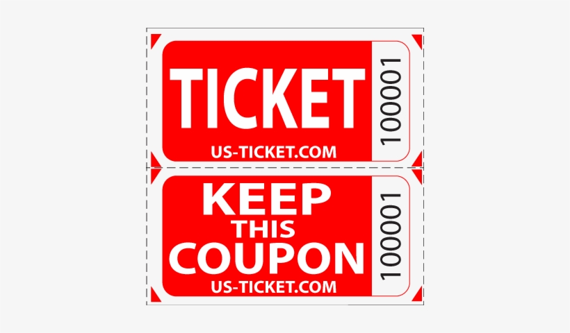 Premium Double Roll Raffle Tickets - Coupon Door Prize Png, transparent png #1045400