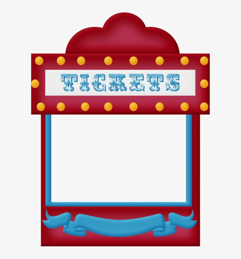 Aw Booth Frame Png Pinterest Tickets And - Circus Ticket Booth Clipart, transparent png #1045610