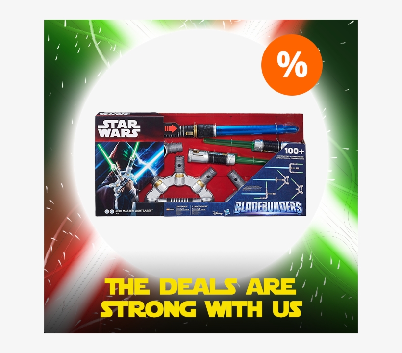 A Hasbro Star Wars Bladebuilders Jedi Master Lightsaber - Star Wars Christmas Toy, transparent png #1045660