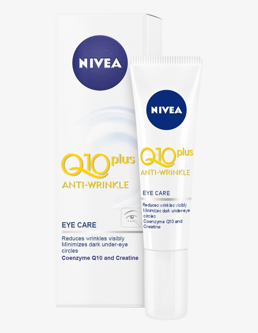 Nivea + Q10 Anti-wrinkle Roll-on Eyes 10 Ml 10 Ml, transparent png #1045724