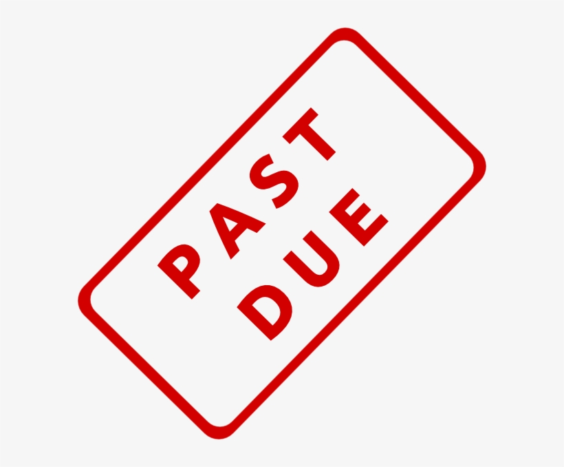 Past Due Clipart, transparent png #1045798