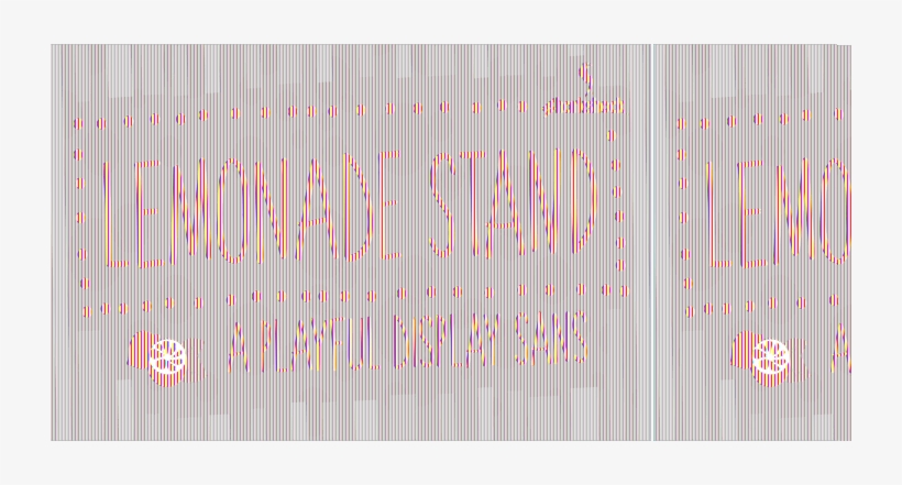 Free Lemonade Stand Font - Orange, transparent png #1046029