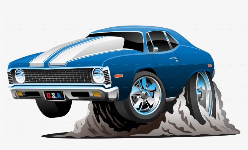 71 Musclecar 71 Musclecar - American Muscle Car Logo Cartoon Transparent, transparent png #1046198