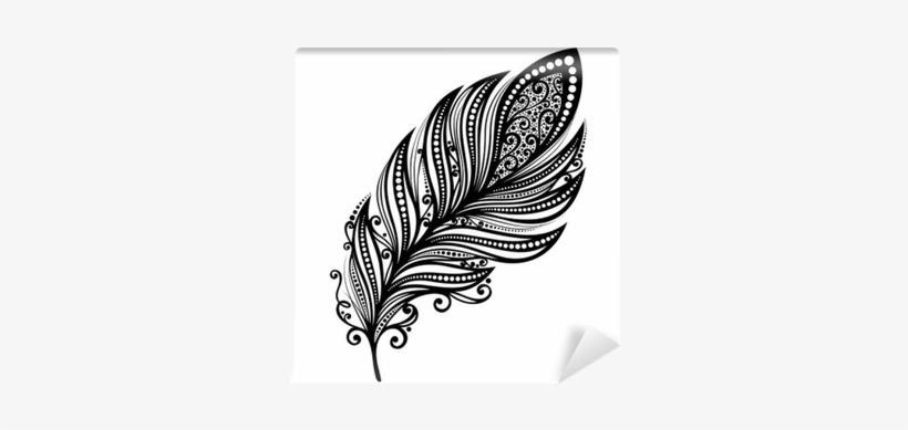 Peerless Decorative Feather , Patterned Design, Tattoo - Droid Maxx Case, Xt1080/m Case, Droid Ultra Case,beyond, transparent png #1046199