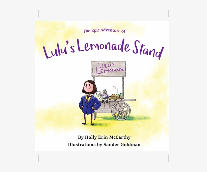 The Book Cover Depicting Lulu's Eponymous Lemonade - Lemonade Children's Book, transparent png #1046397