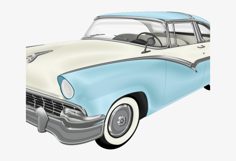 Cadillac Clipart Muscle Car - Classic Car Show Clipart, transparent png #1046606