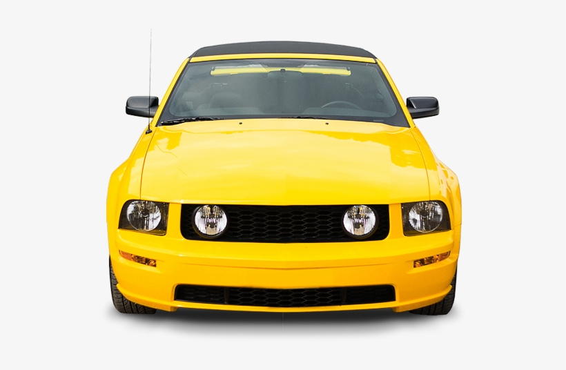 Get Carefree Coverage - Yellow Car Front View Png, transparent png #1046734