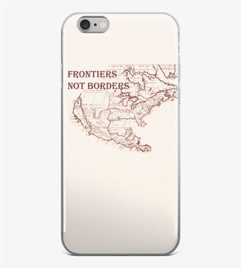 Frontiers Not Borders Map Case This Land - Karte Von Nordamerika (1722), transparent png #1046904