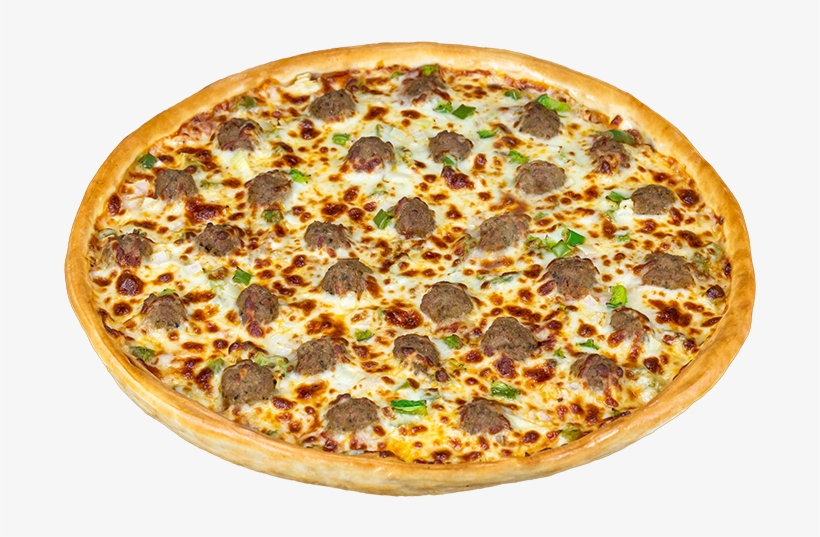 Pizza With Bacon Chicken And Meatballs, transparent png #1046955
