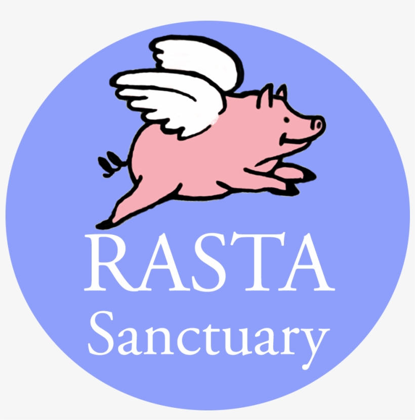 Rasta Logo Blue - Pig Power 2 Tile Coaster, transparent png #1047186