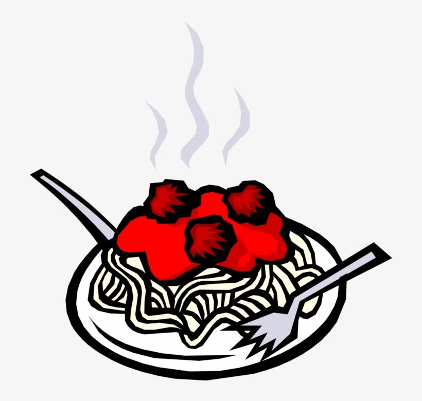 Pasta With Meatballs Image Illustration Of Flourandegg - Pasta Clipart, transparent png #1047635