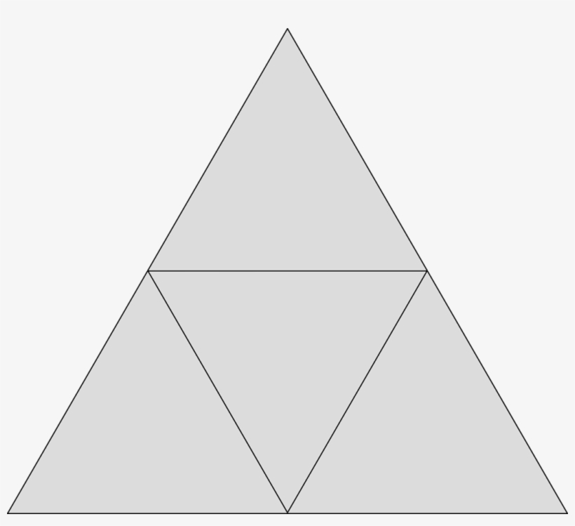 Equilateral Triangle Png - Tetraeder Netz, transparent png #1047636