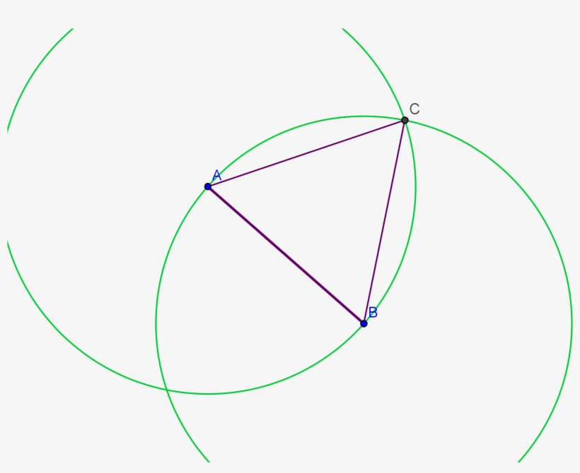 Constructed Equilateral Triangle - Circle, transparent png #1047896