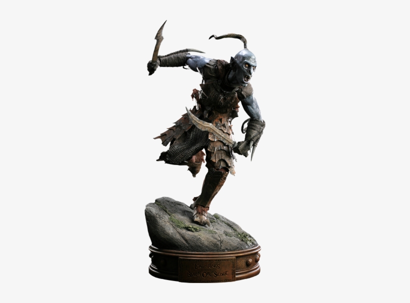 Black Orc Of Mordor Premium Format™ Figure - Black Orc Of Mordor, transparent png #1048184