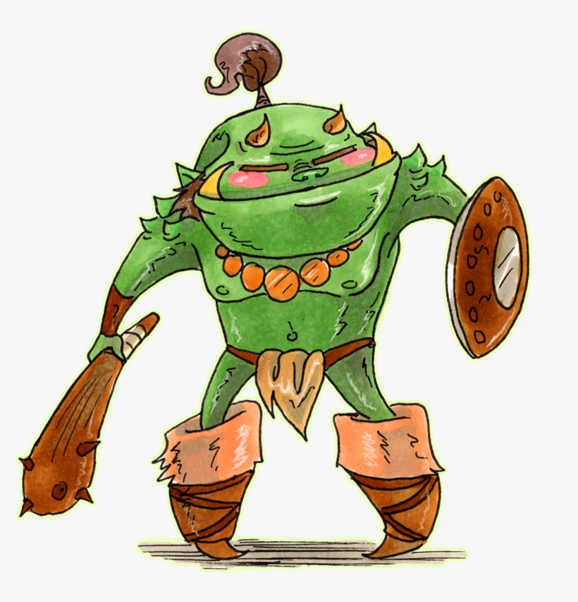 507 Orc Stock Illustrations, Cliparts And Royalty Free - Cute Orc, transparent png #1048816